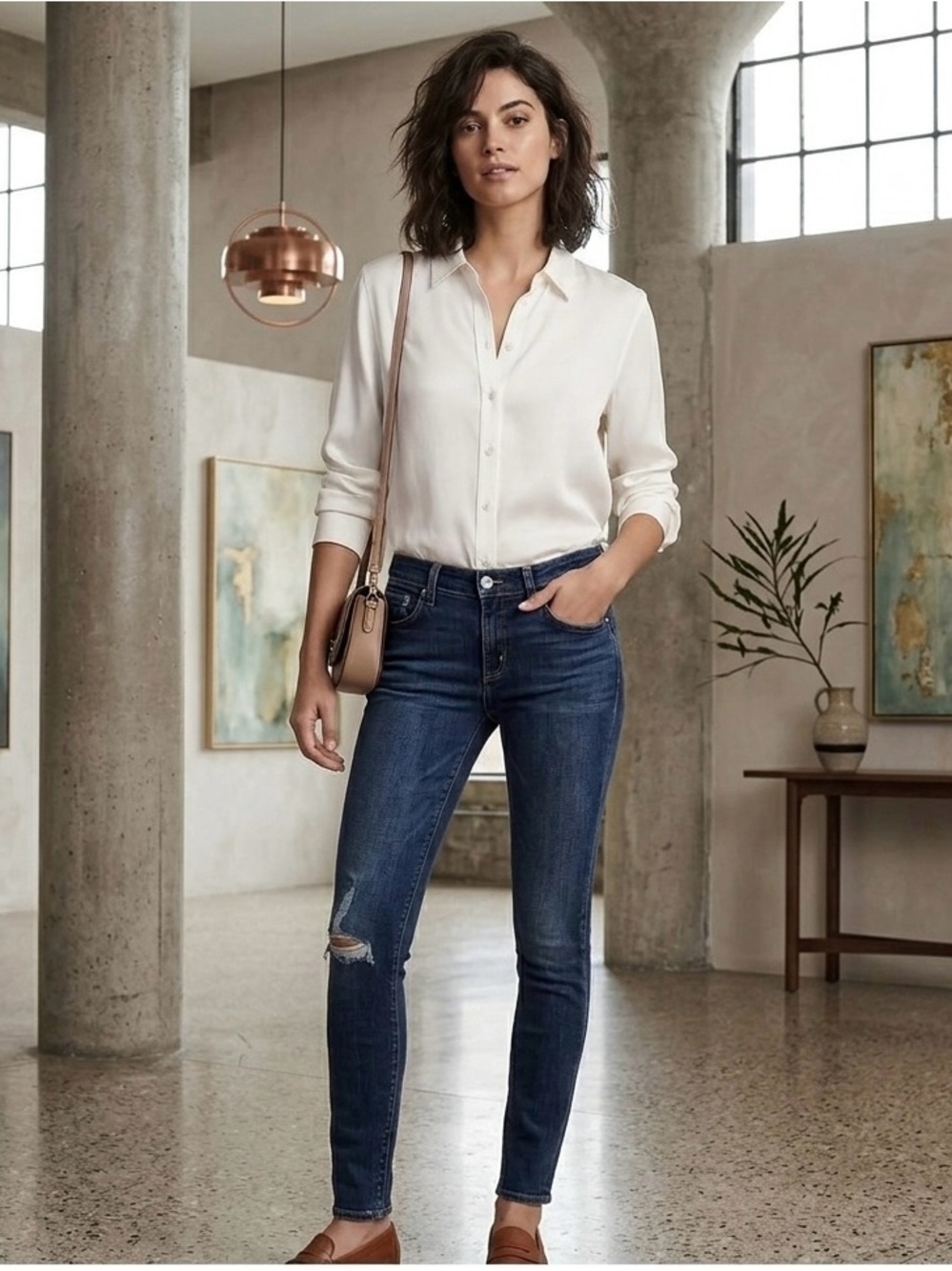 Rag & Bone Jeans Skinny Classic Blue Women's Denim Size 28